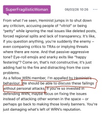 Women's Rights Network Imploding - thread 2