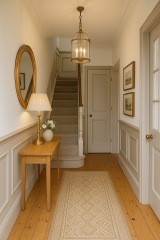 Please help me redecorate my dingy hallway