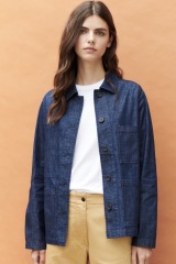 Can you help me with a stylish "layer" for cooler evenings on a European city break?