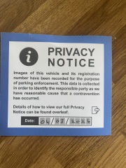 Vehicle Control Services. Parking ticket?