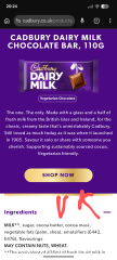 Cadburys in Ireland - Original Recipe?