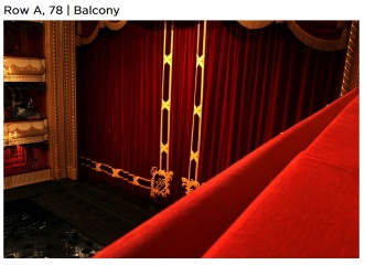 Royal Opera House London: seats