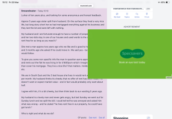 Yet another ‘advert’ blocking the page 😡