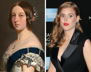 Am I the only one who doesn't see much resemblance between Beatrice and Queen Victoria? (Pictures attached)