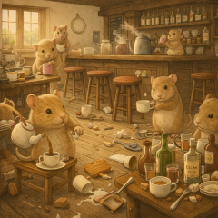 The Bluestocking Inn, cocktails and cocoa and all