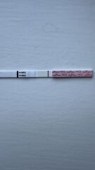 Line eyes? V early positive or evap?