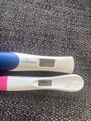 One test is negative one is positive
