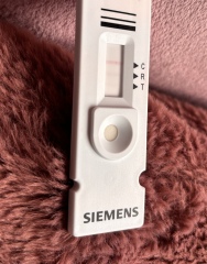 Is there a super faint third line or am i losing it? Not sensitive 25 hcg