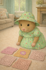 Woolly Hugs. A blanket for lovely wafflenose who has tragically lost her daughter. Can you help us please?