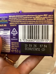 Cadburys in Ireland - Original Recipe?