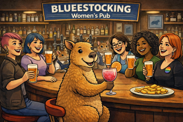 The Bluestocking  women's Pub- spring is sprunging and MN's name generator can do one!