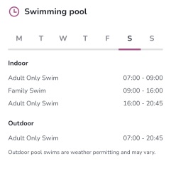 Are you a David Lloyd member? Swimming pools