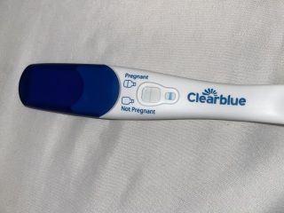 Positive test then negative