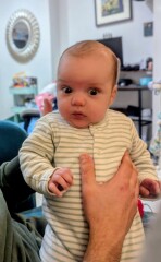 My baby looks at me disapprovingly