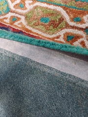 Rug related  - give up and dispose or more good £££ after bad.