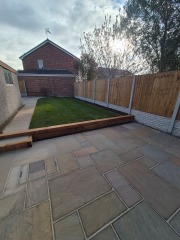 What could I plant to soften new fencing and bare borders?