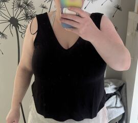 Vest tops, a challenge