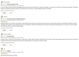 Thread 26 : To feel disappointed - and disgusted and vindicated now too - after reading this in The Observer about the author and her husband from The Salt Path book and film?