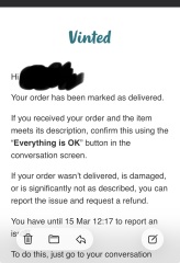 Why won’t (some) Vinted buyers press the “everything is ok” button?!