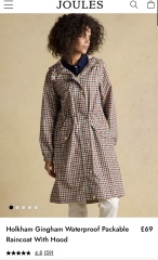 Waterproof Raincoat with hood - but cute!