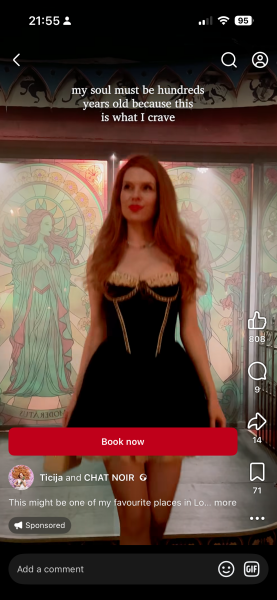 Can anyone identify this dress from a London show advert?