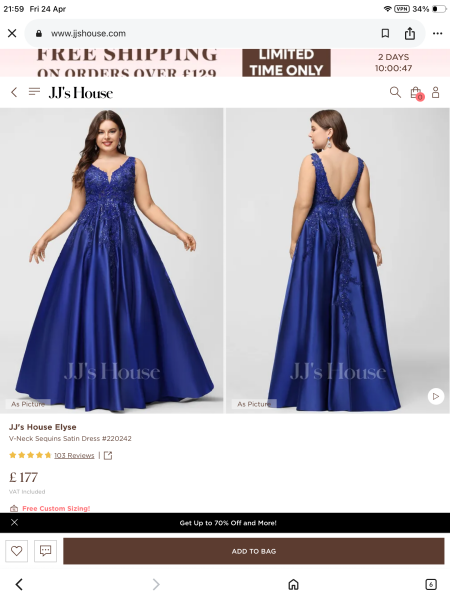 Prom dress advice