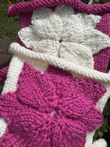 Part 2. Our blanket making for lovely waffle heads into its final stages.