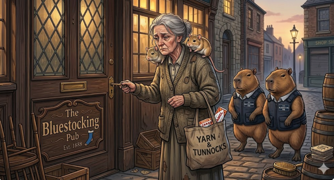 The Bluestocking  women's Pub- spring is sprunging and MN's name generator can do one!