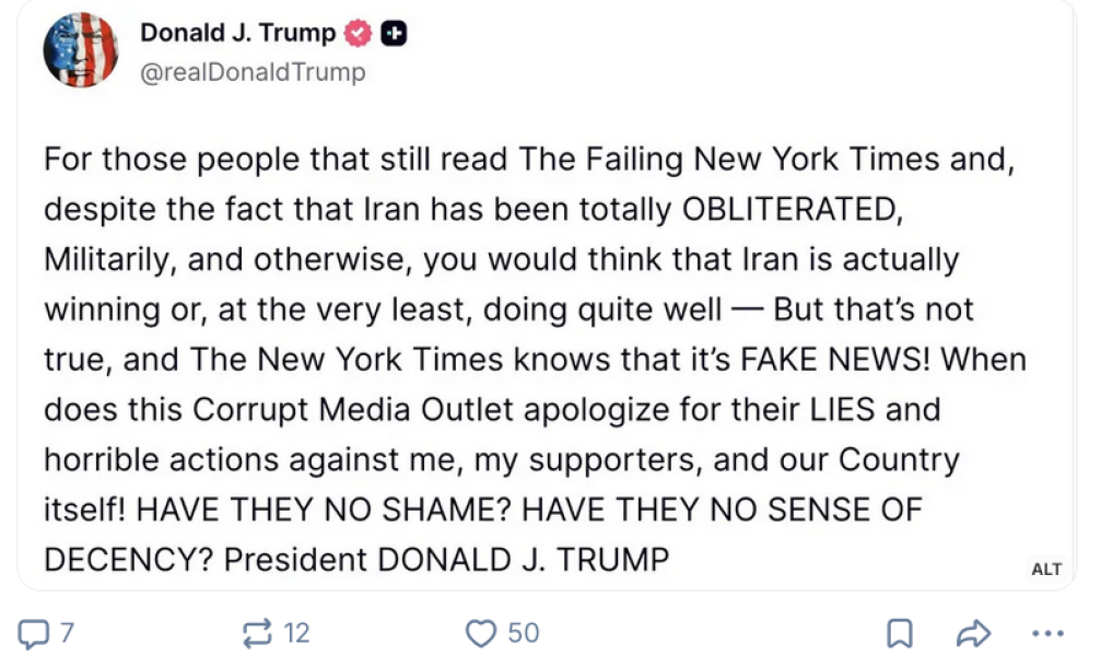 Trump is desperate.  How can he resolve the Iran shitshow?