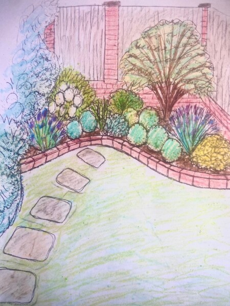 What can I plant along this back wall?