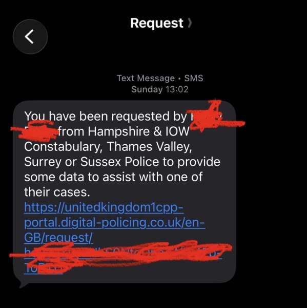 I’m talking to my own partner on a dating app.