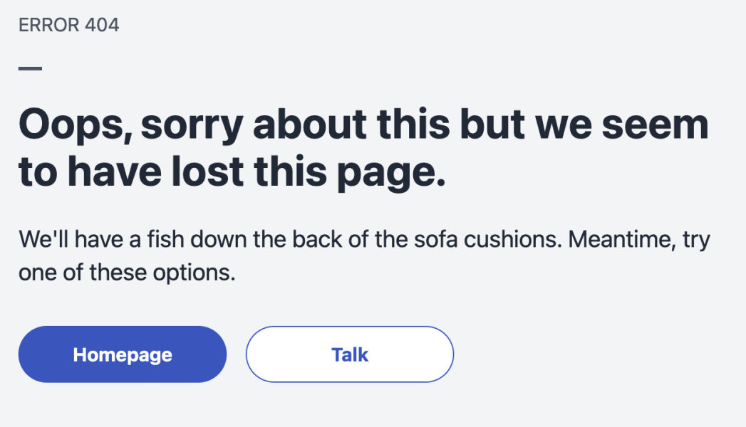 Anyone else getting an error message on the Notifications page?