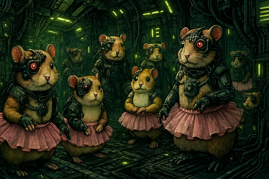 The Bluestocking: To the moon and back gerbil style.