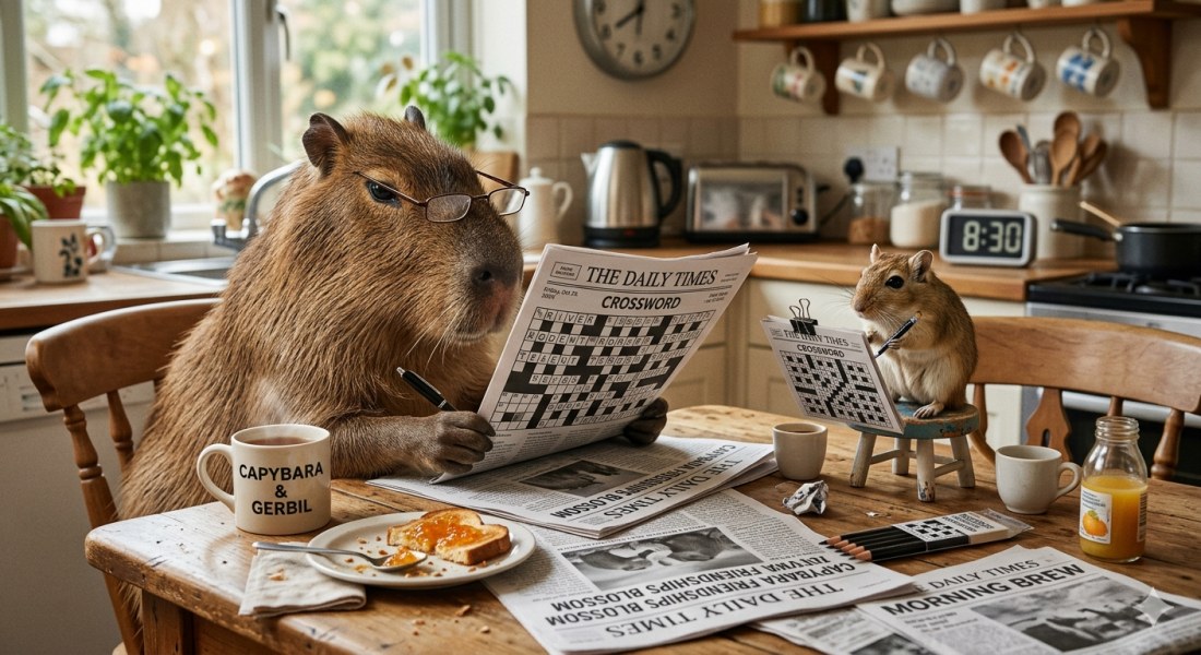 The Bluestocking: To the moon and back gerbil style.