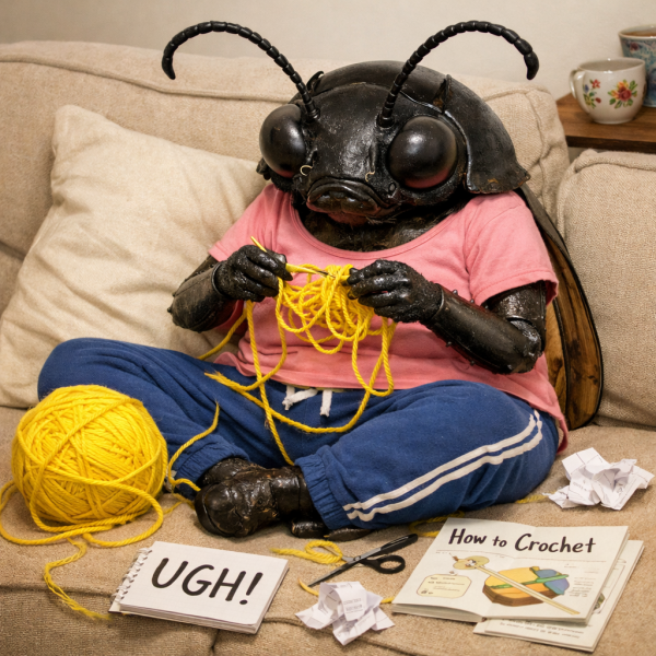 The Bluestocking: To the moon and back gerbil style.