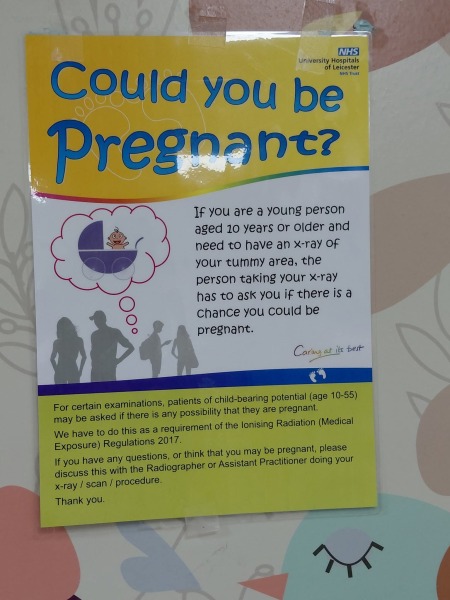 No mention of 'girl' or 'female' on NHS poster about child pregnancy