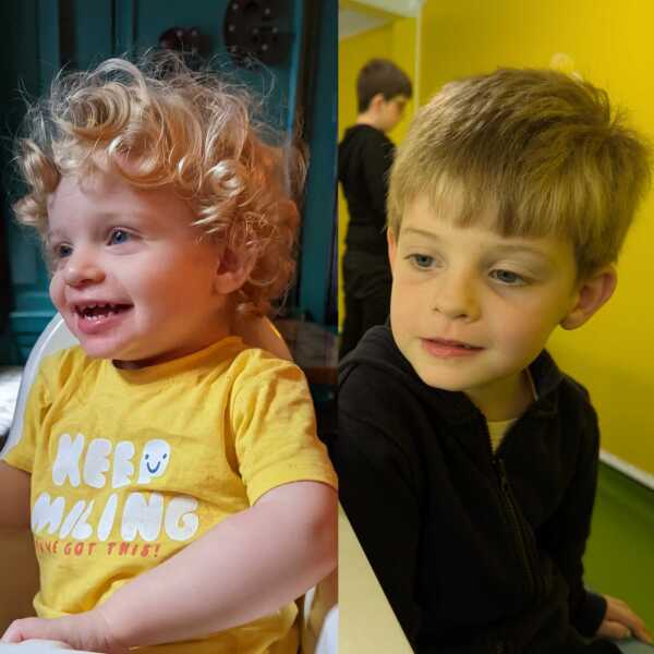 Do young children’s curls often straighten as they get older?