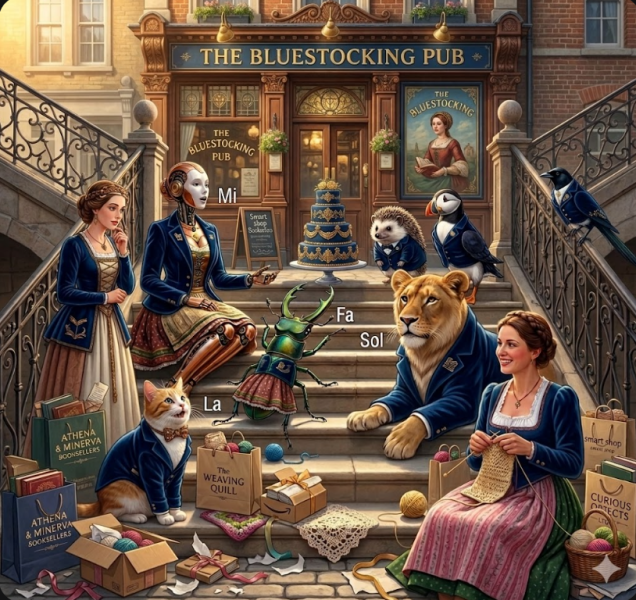 The Bluestocking: To the moon and back gerbil style.