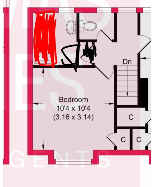 How would you combine this toilet and bathroom into one room?
