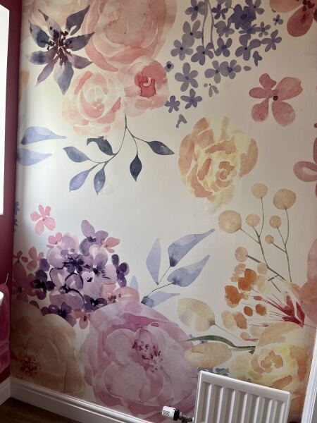 To ask to see your downstairs toilet wallpaper?