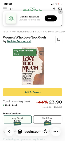 Never want to live with a man again?