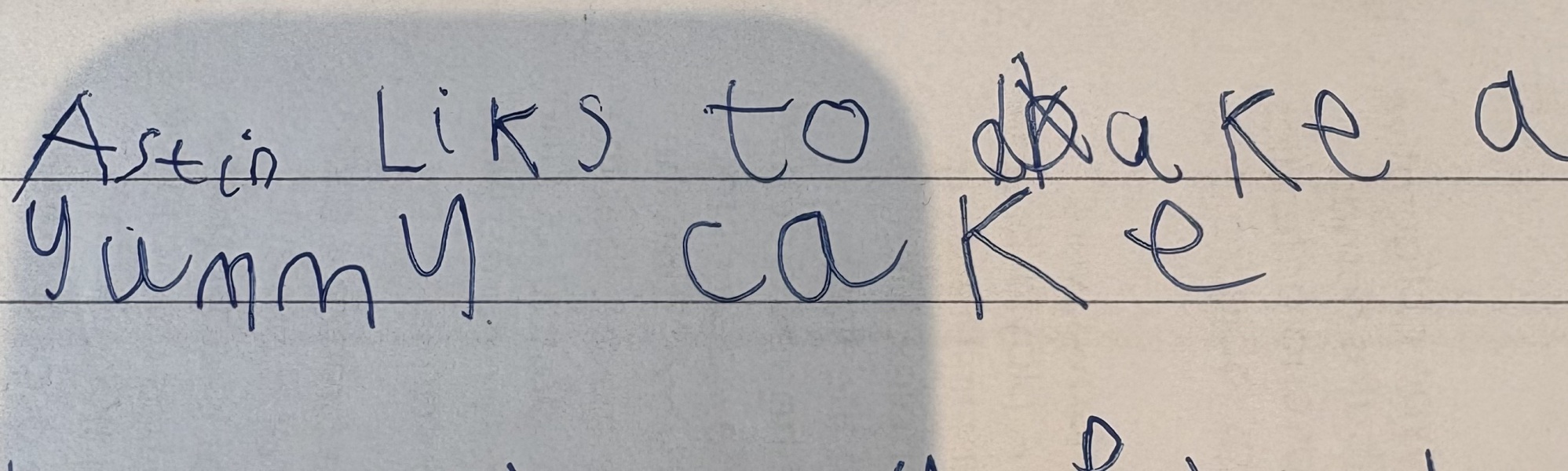 School says autistic child is on track, but does this work suggest otherwise?