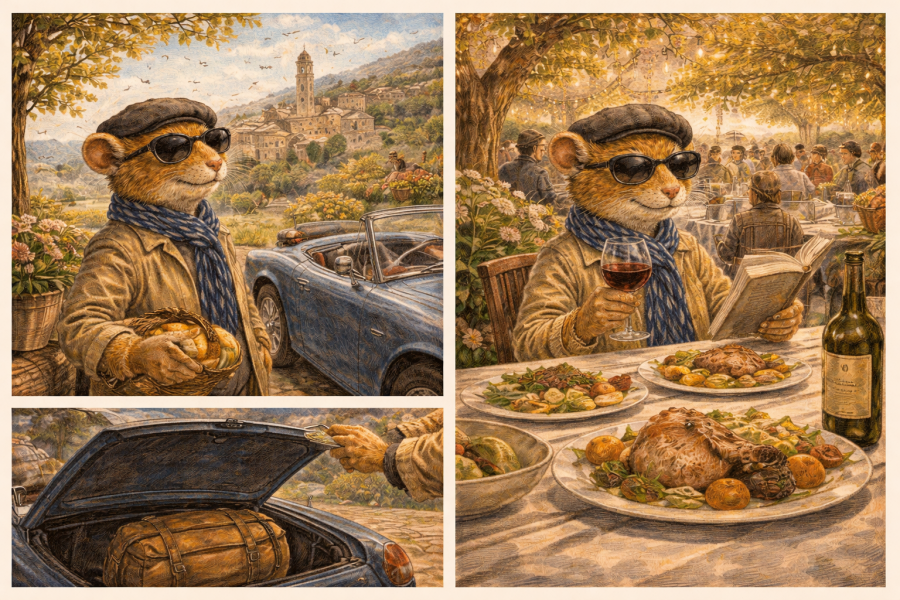 The Bluestocking: To the moon and back gerbil style.