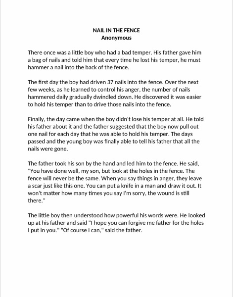 Struggling with my daughter's hurtful behaviour and its effect on us.