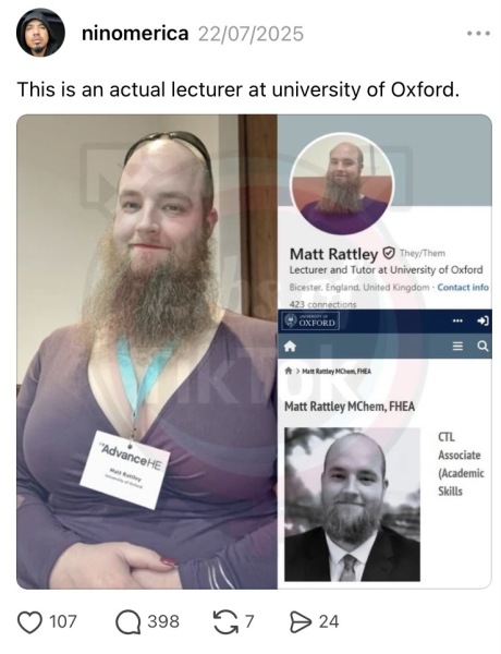 Biggus Titus of Oxford University