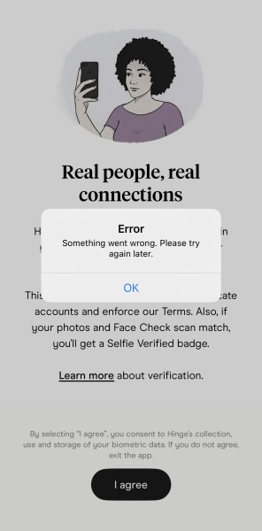Having trouble verifying my dating app profile and need advice