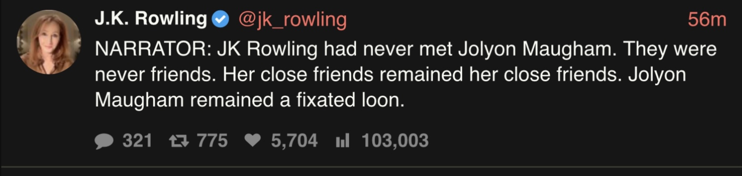 Jolyon and his imaginary friend