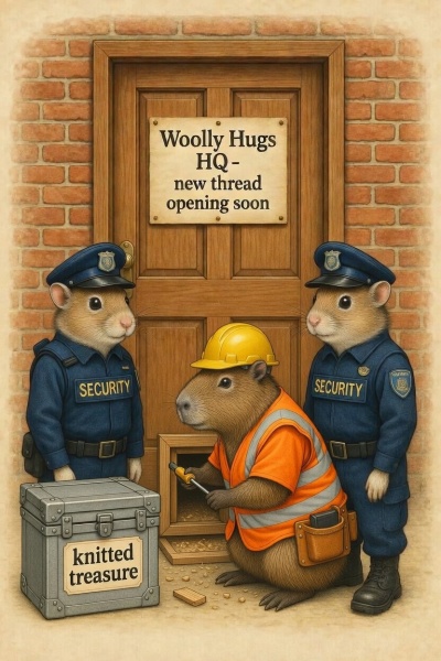 Woolly Hugs. A blanket for lovely wafflenose who has tragically lost her daughter. Can you help us please?