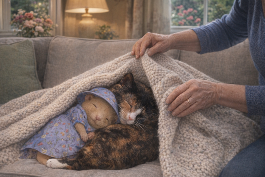 Woolly Hugs. A blanket for lovely wafflenose who has tragically lost her daughter. Can you help us please?