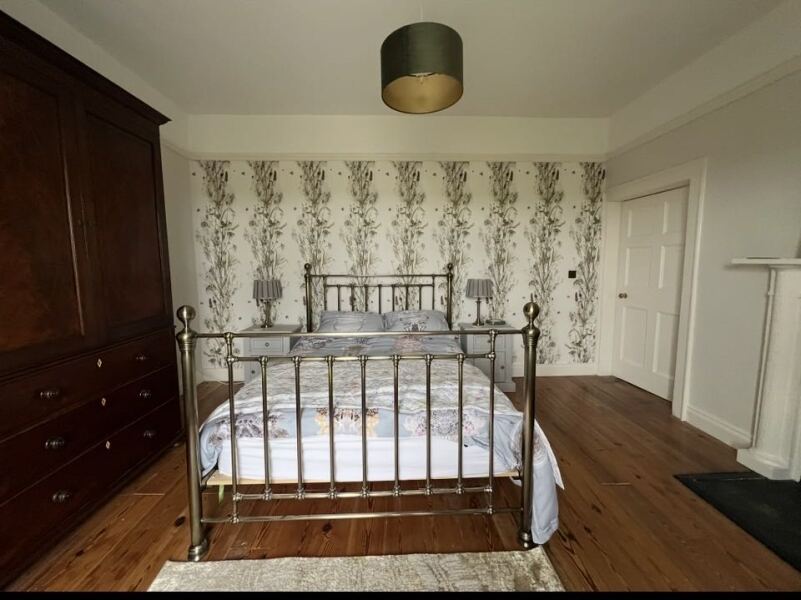 To ask to see your downstairs toilet wallpaper?